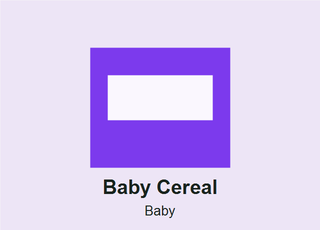 Baby Cereal